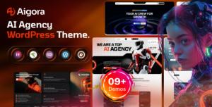 Aigora - AI Agency WordPress Theme